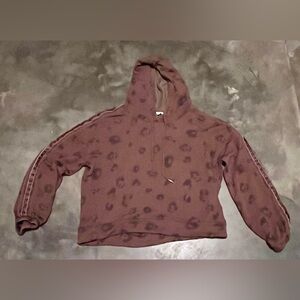Splendid Chocolate Leopard Hoodie